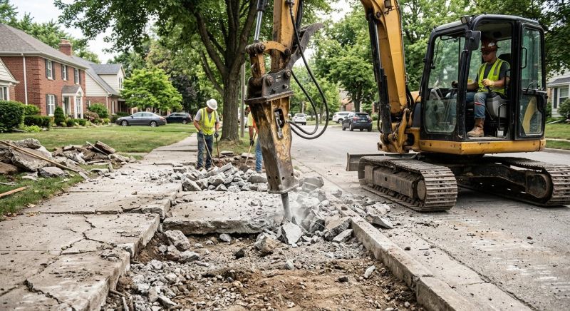 Pavement Demolition in Sacramento, CA